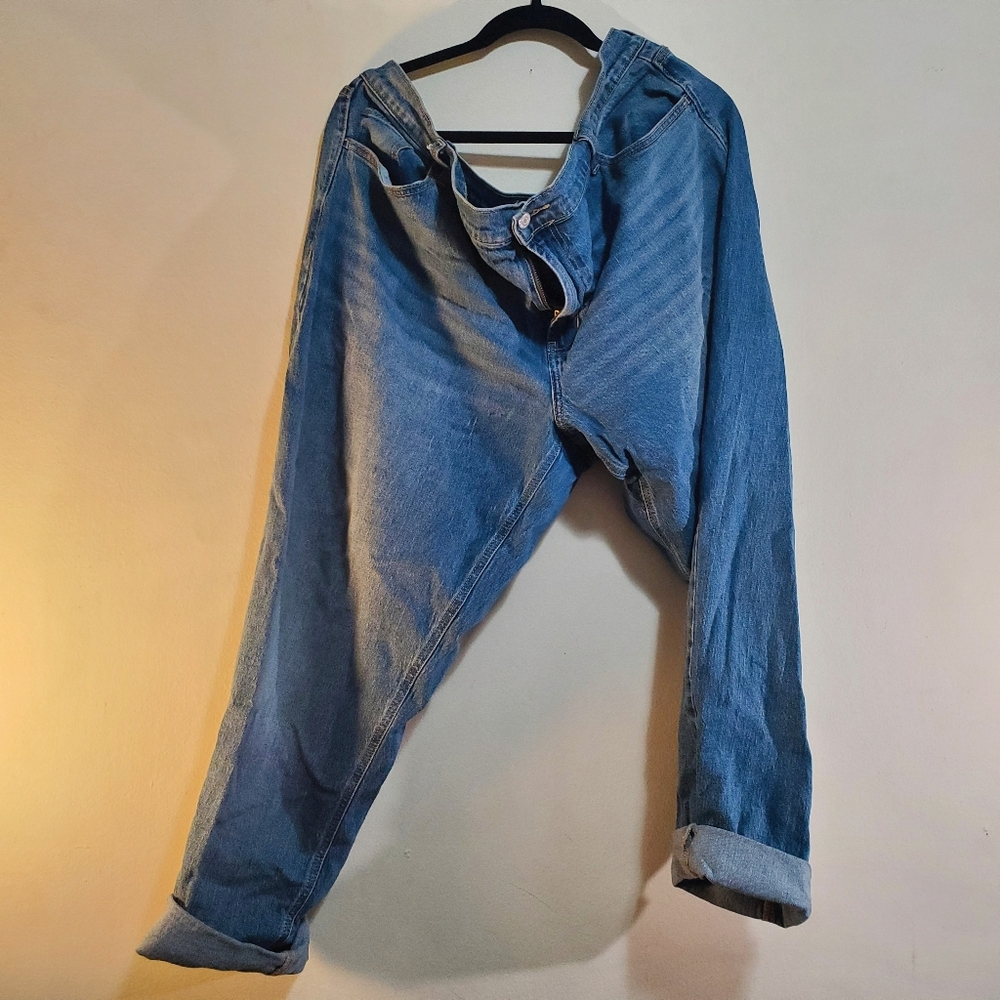 Old Navy Medium Blue Boyfriend Jeans